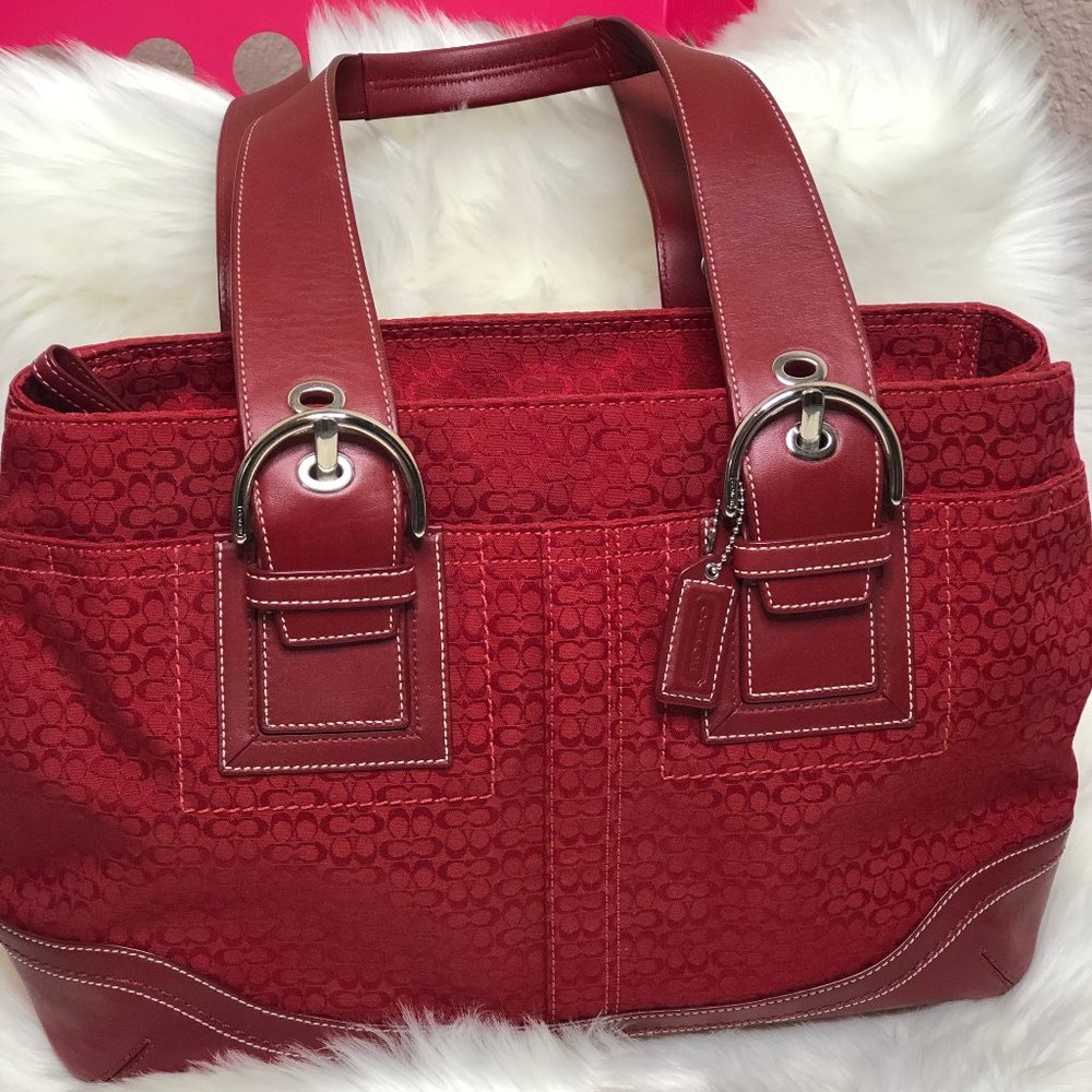Red Coach Bag